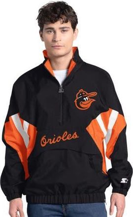 Starter Mens Starter Black Baltimore Orioles Cooperstown Chief Half-Zip Pullover at Nordstrom, Size Xxx-Large