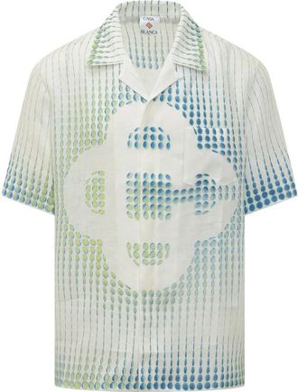 Casablanca Pills Cuban SS Shirt - Heren - Korte mouwen Overhemden - Veelkleurig - S - Overhemden