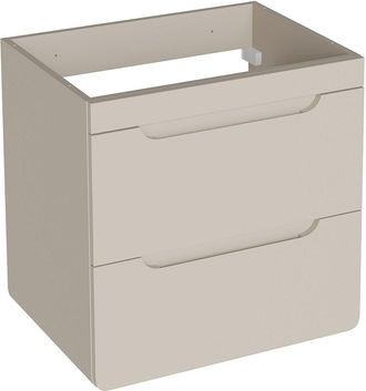 Vente-Unique Mueble de ba&ntilde;o suspendido color beige - 60 cm - ARUBA