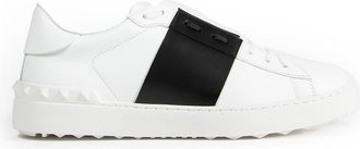 Valentino Open Leather Sneakers