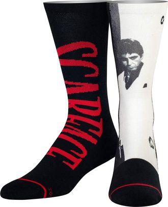 Odd Sox Mens Scarface Socks Black