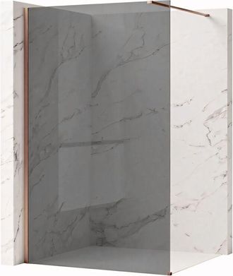 Rea Pared De La Ducha Rea Flexi Grey Brush Copper 140 Grey