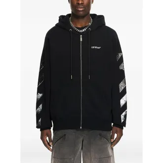 Off-white Metal Arrow Zip-up Hoodie