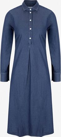 Artigiano Midi-Hemdkleid aus Denim Cora