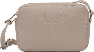 Liu Jo logo-embroider crossbody bag - Neutrals