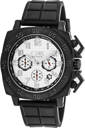 EQUIPE Tritium Push Chronograph White Dial Mens Watch ET303