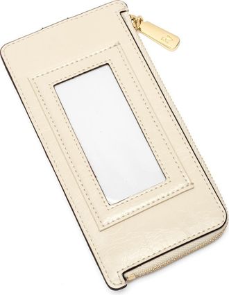 Frances Valentine Cher Leather Wallet in Oyster at Nordstrom