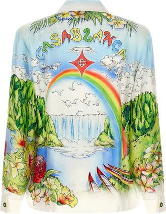 Casablanca Multicolor Silk Blouse