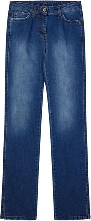 Patrizia Pepe Skinny Jeans - Dames - Skinny Jeans - Blauw - W32 - Leer - Jeans