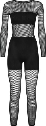 Philipp Plein Jumpsuit Long Sleeves Seamless Mesh