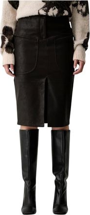 Liu Jo Dames, Rokken, Bruin, Maat: XS Leer