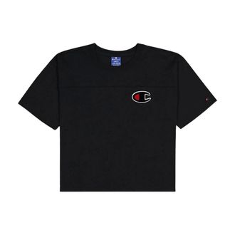 Champion Mujer, Camisetas, Negro, Talla: M