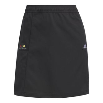adidas (WMNS) adidas Shuting Qiu Skirt Asia Sizing Black White IM8451