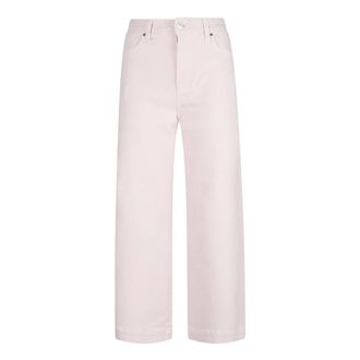 Paige Straight Jeans, female, Pink, Size: W27 Anessa Wide-Leg Jeans
