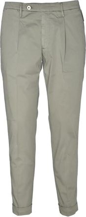 Michael Coal Heren, Broeken, Groen, Maat: W36 Katoen