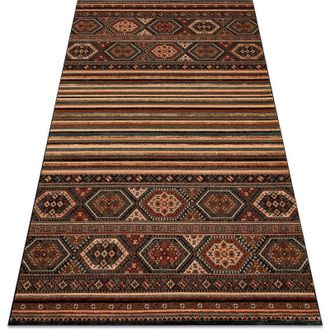 RugsX Rugsx - Alfombra De Lana Kashqai 4356 500 &Eacute;tnico Burdeos Multicolour 67x130 Cm