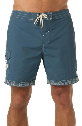 O'Neill Boardwalk 18 Board Shorts in Dark Slate at Nordstrom, Size 32