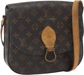 Louis Vuitton Pre-owned Cross Body Bags, female, Brown, Size: ONE SIZE Pre-owned Canvas Cross Body Bag