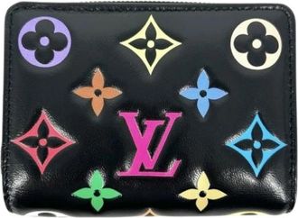 Louis Vuitton Tweedehands leren portemonnees - Dames - Vintage Accessoires - Zwart - ONE Size - Vintage