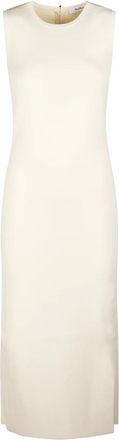Max Mara Midi Dresses, female, Beige, Size: XS Abito in maglia