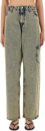 Isabel Marant Denim Relaxed Mid Rise Jeans