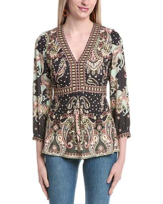 Hale Bob Destiny V-Neck Blouse