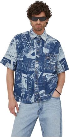 Versace Jeans Couture Uomo, Magliette, Blu, M, new