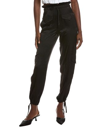 Ganni Ganni Washed Satin Pocket Pant