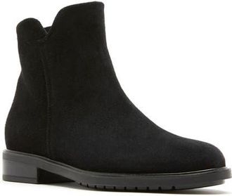 La Canadienne Sly City Dry Waterproof Bootie in Black Suede at Nordstrom, Size 6.5