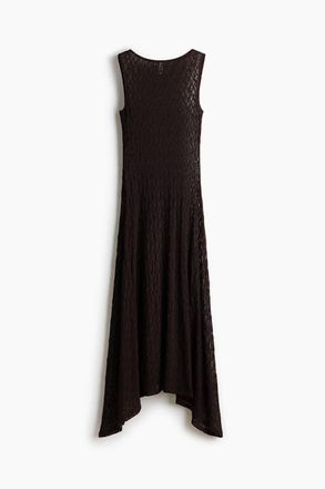 H&M Lace Maxi Dress in Dark Brown at Nordstrom, Size X-Large