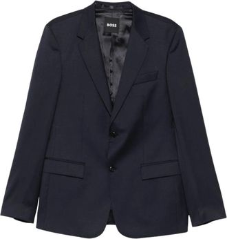 HUGO BOSS Houston 405 Blazer - Heren - Business blazers - Blauw - 3XL - Kostuums