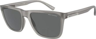 A|X Armani Exchange Sunglasses, male, Gray, Size: ONE SIZE Ax4080S Square Frame Sunglasses
