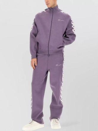 3.Paradis logo sweatshirt jacket high collar