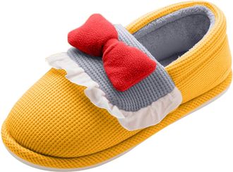 Generic Ladies Gifts Ideas Clearance Orthopedic Slippers for Women Cute Bow Tie Lippers For Women Winter Warm Memory Foam House Slippers Soft Womens slippers 