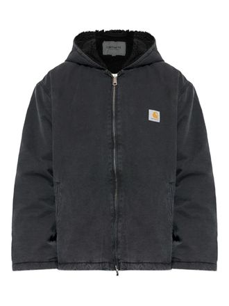 Carhartt Work in Progress Mitch hooded zip jacket - men - Cotton/Polyester/Acrylic - S - Grey