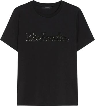 Max Mara Mujer, Camisetas, Negro, Talla: S