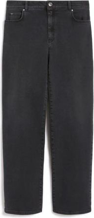 Max Mara Jeans, Dames, Grijs, S, Straight Jeans