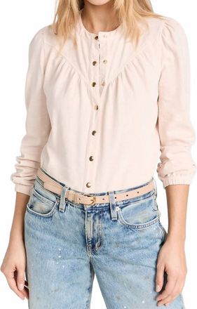 Nation Ltd Luanne Top In Cream Puff