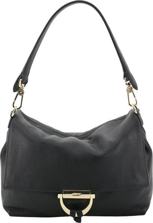 Abro Leather Dalia Shoulder Bag Temi Black/Gold