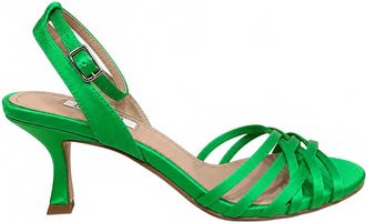 Bibi Lou Womens Bea Open Toe Heel In Green