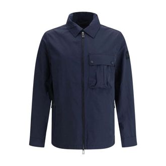 Belstaff Drome Overshirt - male - Belstaff - Light Jackets - Blue - S - Jackets