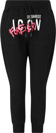 Dsquared2 Icon 4ever Joggingbroek - Dames - Sweatpants - Zwart - XS - Katoen - Broeken