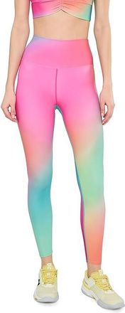 Beach Riot Trinity Leggings Womens Clothing Strawberry Sunset Ombre : SM, Polyester/Spandex