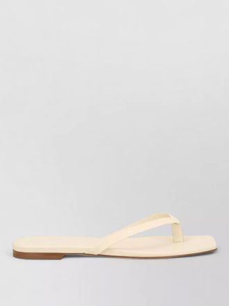 Aeyde flat sole open toe thong strap sandals