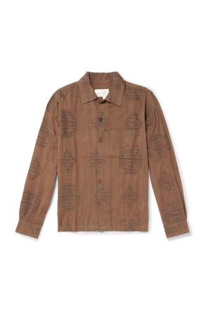 Kardo Martin Cotton-Jacquard Shirt