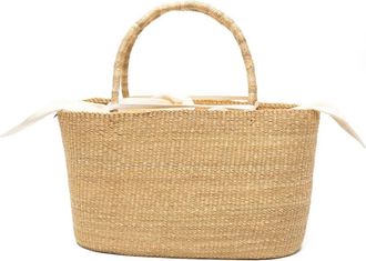Muu&ntilde; Maxi Echo Straw Bag