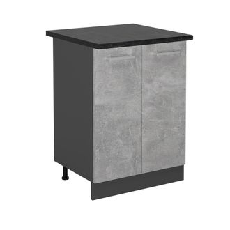 Vicco Mueble Bajo De Cocina R-line, Hormig&oacute;n, 60 Cm, Et Antracita