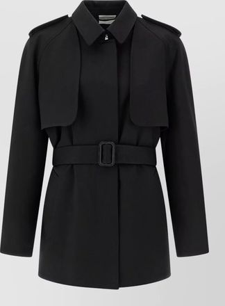 The Row usuaia trench coat belted waist design