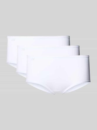 sloggi Slip mit Label-Detail im 3er-Pack in Weiss, Gr&ouml;&szlig;e 40