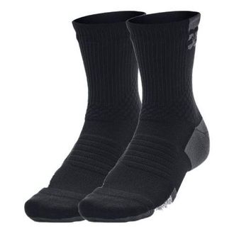 Under Armour Armourdry Playmaker Mid-Crew Socks Black 1376229-001